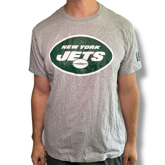 New York Jets Gray Short Sleeve Tee - Picture 1 of 6